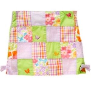 Gymboree Butterly Blossoms Patchwork Seersucker Skort Skirt SZ 12 Easter Spring